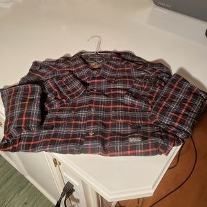 Harley-Davidson - Plaid Snap-Down Long Sleeve